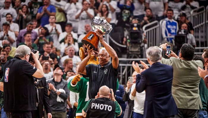 Despite occasional appearances, like this one at a Bucks game in May 2019, Robertson has largely been on the outside looking in since he retired.